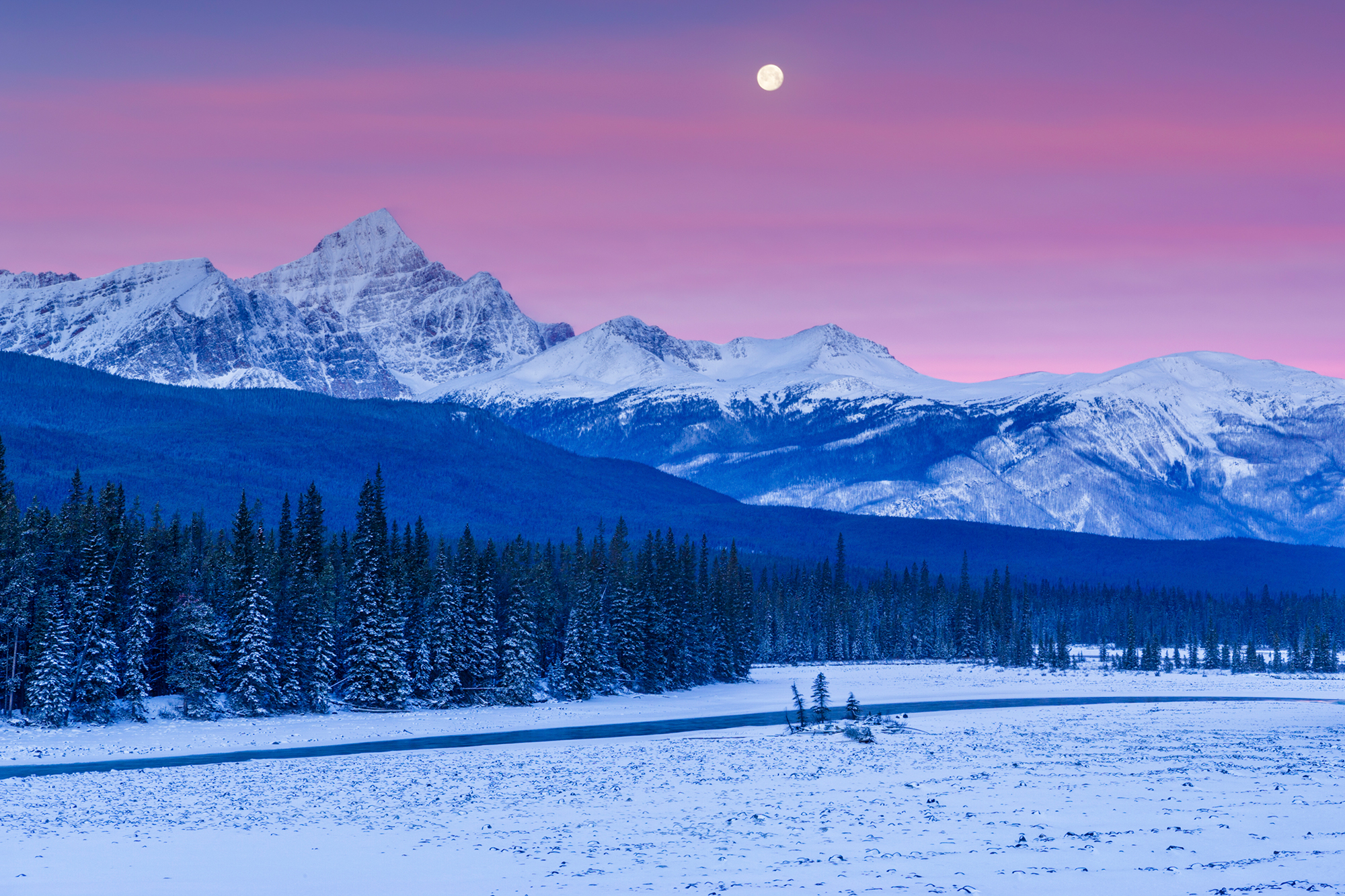 Colourful Jasper Sky in the Winter