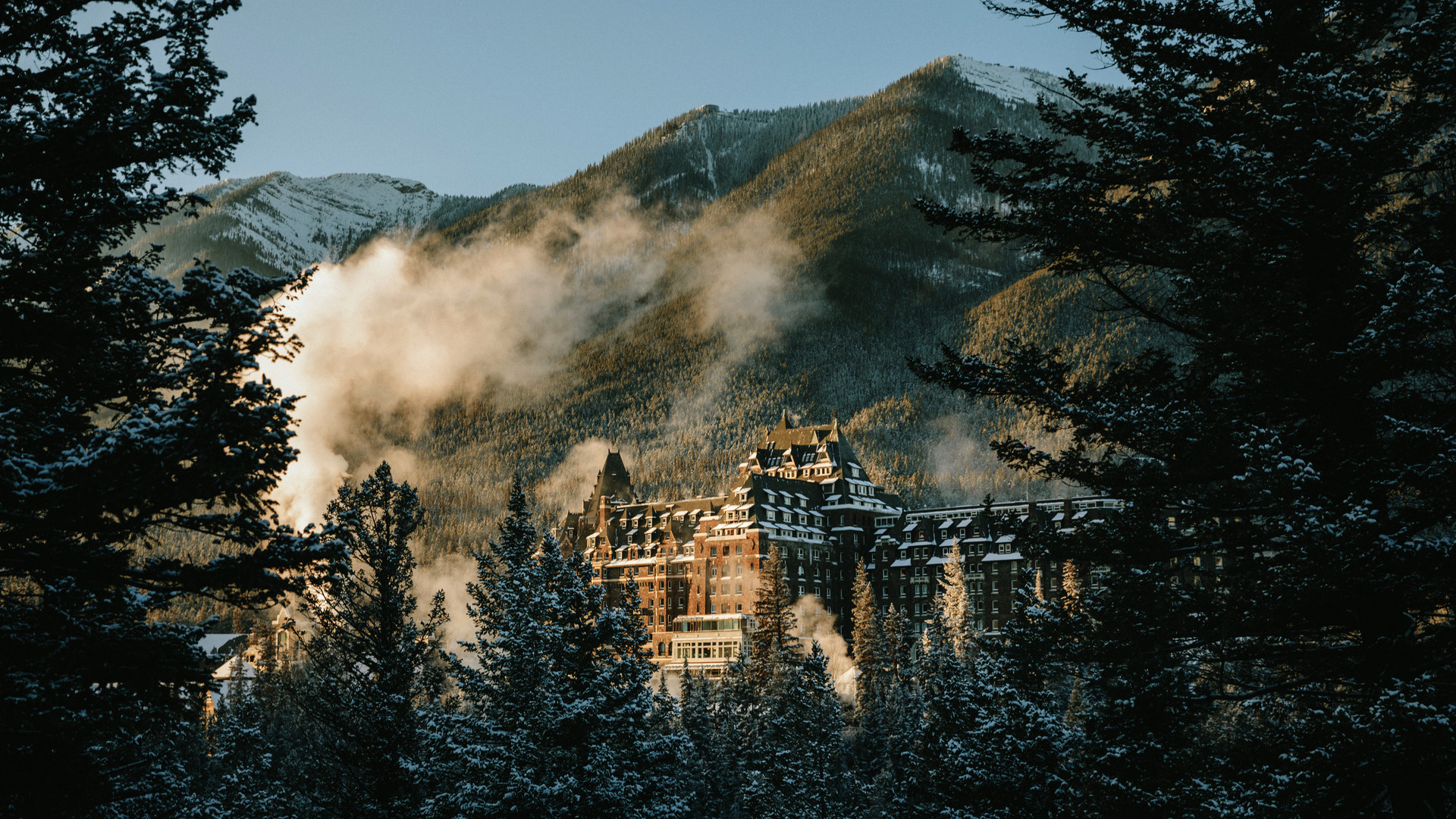 Banff Springs Hotel in the Canadian Rockies