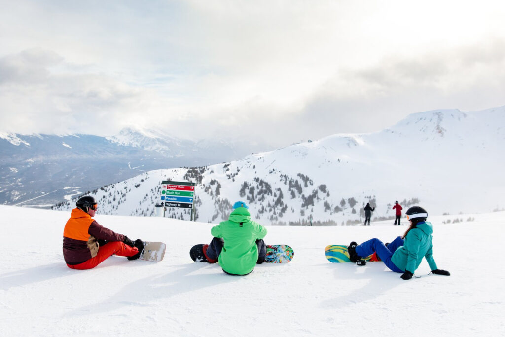 Snowboarding Marmot Basin, photo by Mike Seehagel, Canada's top ski destinations