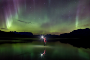 Northern Lights in Jasper National Park, photo by Ryan Bray