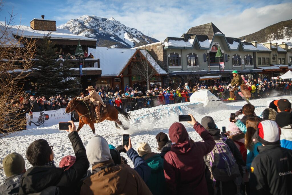 Banff SnowDays Skijor Event