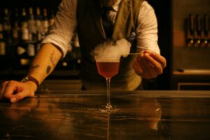 Handcrafted Cocktails at the Rundle Bar, Fairmont Banff Springs