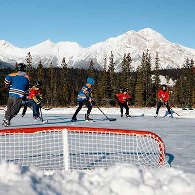 Jasper Pond Hockey Tournament, Jasper National Park